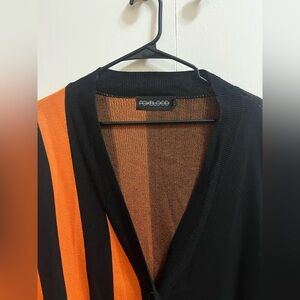 Foxblood Jack Stripes Cardigan Sweater